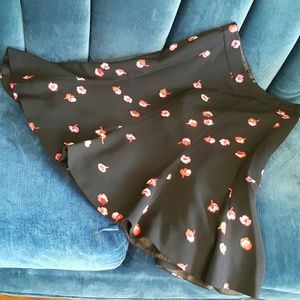 kate spade falling florals tulip skirt